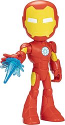 hasbro disney marvel spidey and his amazing friends iron man supersized hero figure photo