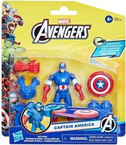 hasbro marvel avengers battle gear captain america action figure photo