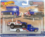 ht premium car culture team transport 80 dodge macho power wagon retro rig photo