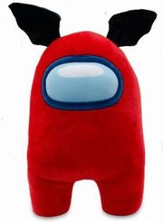 yume among us official 12 plush with accessory red with bat wings photo yume among us official 12 plush with accessory red with bat wings photo