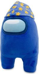 yume among us official 12 plush with accessory blue with wizard hat photo