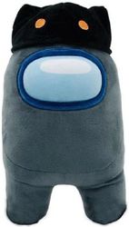 yume among us official 12 plush with accessory black with cat head hat photo yume among us official 12 plush with accessory black with cat head hat photo