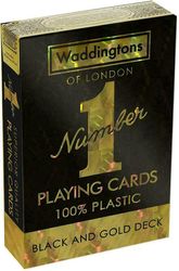 winning moves waddingtons no1 black and gold deck playing cards photo