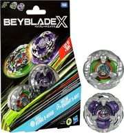 hasbro bey blade x dual pack yell kong helm knight photo