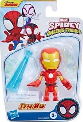 hasbro disney junior marvel spidey and his amazing friends iron man mini action figure photo