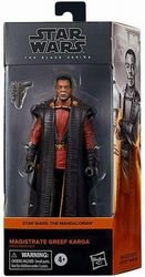 hasbro star wars the black series the mandalorian magistrate greef karga action figure excl photo