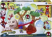 hasbro marvel spidey and his amazing friends dino webs treehouse playset photo