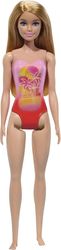 barbie beach blond hair doll wearing pink palm tree print swimsuit photo barbie beach blond hair doll wearing pink palm tree print swimsuit photo