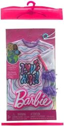 barbie fashion pack color striped dress with stamp photo