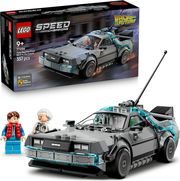 lego speed champions 77256 time machine from back to the future photo