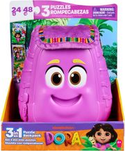 spin master board games dora 3in1 puzzle backpack photo spin master board games dora 3in1 puzzle backpack photo