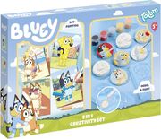 totum bluey 2 in 1 creativity set model paint dot painting photo