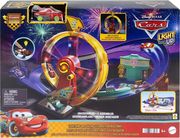 mattel disney pixar cars lighting mcqueen celebration raceway playset photo mattel disney pixar cars lighting mcqueen celebration raceway playset photo
