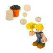 fisher price bob the builder woodworker bob action figure includes moldable playsand dyt91 photo