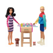 barbie mini playset with pet accessories and working foosball table night theme grg77 photo