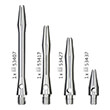 kormoi dart bulls simplex aluminium shaft x short silver photo