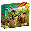 lego jurassic world 76959 triceratops research photo