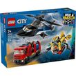 lego city 60462 helicopter fire engine submarine photo