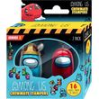 P.M.I. AMONG US CREWMATE STAMPERS 2 PACK 4.5CM (S2) (AU5215)