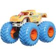 mattel hot wheels monster trucks glow in the dark podium crasher vehicle photo