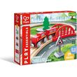 hape railway xylino classic figure 8 treno set e3793a photo