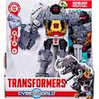 HASBRO TRANSFORMERS CHANGES TO DINO CYBERWORLD - CHOMP & BATTLE GRIMLOCK ACTION FIGURE