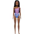 BARBIE: BEACH - DARK SKIN DOLL WEARING TROPICAL PINK AND BLUE SWIMSUIT