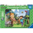 pazl 100pz minecraft steve and alex xxl photo