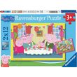 pazl 2x12pz peppa pig time to celebrate photo