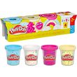 HASBRO PLAY-DOH: SPECIALTY COMPOUND - CONFETTI FUN 4 PACK