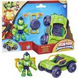 HASBRO MARVEL: IRON MAN AND HIS AWESOME FRIENDS - IRON HULK IRON RACER VEHICLE