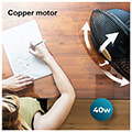 anemistiras epitrapezios 40w cecotec cec 08230 energysilence 600 wooddesk extra photo 1