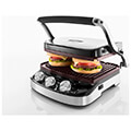tostiera grill delonghi kontaktgrill cgh 912c sr bk extra photo 2