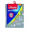 sideropano vileda premium 2in1 172217 ironing board cover 1300x450 mm extra photo 1