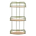 estia etazera olive series metalliki goniaki 3 theseon 49x195x195cm ladi 02 14865 extra photo 1