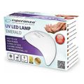 esperanza ebn008 uv led lamp for nails emerald 40w extra photo 2