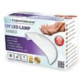 esperanza ebn009 uv led lamp for nails amber 40w extra photo 2