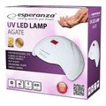 esperanza ebn010 uv led lamp for nails agate 36 w extra photo 2 esperanza ebn010 uv led lamp for nails agate 36 w extra photo 2