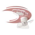 eurolamp anemistiras orofis paidikos feggari roz 24w led 41w rc 300 25061 extra photo 1