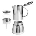 adler espresso coffee maker 350ml silver steel ad4419 extra photo 1