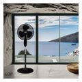 lgp round base stand fan 16 40cm 45w with timer black lam980039 extra photo 1