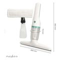 nedis vcwi230wt window vacuum cleaner 12w water tank 60ml green white extra photo 7