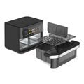 friteza aeros praf 40530 primo dual zone digital 2800w 11l black inox extra photo 2