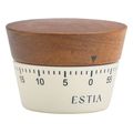 estia xronometro koyzinas allure analogiko 60 lepton ivory 01 32739 extra photo 1