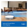 tp link tapo rv20 max plus white 5300pa suction robot vacuum and mop with auto empty dock extra photo 9