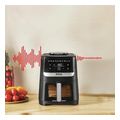 tefaleasy fry silence ey5568e0 fryer single 5 l stand alone hot air fryer black stainless steel extra photo 3