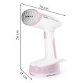 tefaldt3050 manual clothes steamer 012 l 1300 w pink white extra photo 1