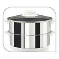 tefalvc1451 steam cooker 2 baskets freestanding 900 w white stainless steel extra photo 2