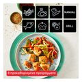 tefaldual easy fry grill ey905d double 83 l stand alone 2700 w hot air fryer stainless steel extra photo 1