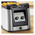 tefal clear duo fr600d deep fryer stainless steel black extra photo 1